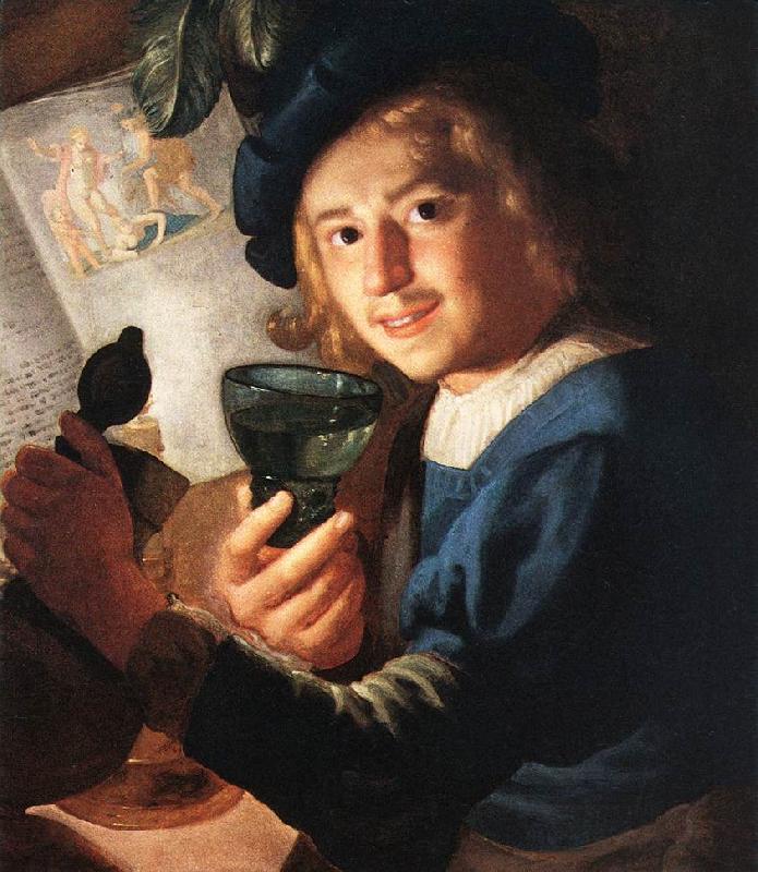 HONTHORST, Gerrit van Young Drinker  sr oil painting image